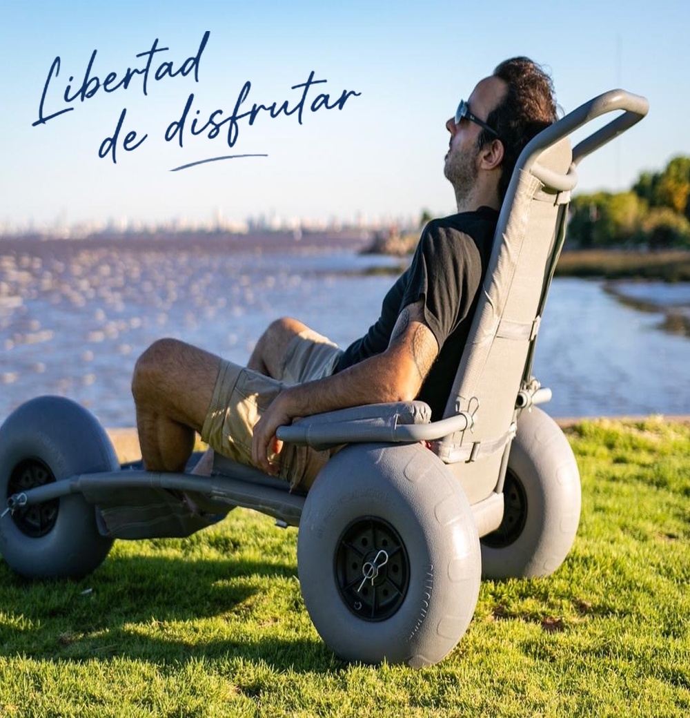 AUCA - Silla anfibia todoterreno - Libertad de disfrutar